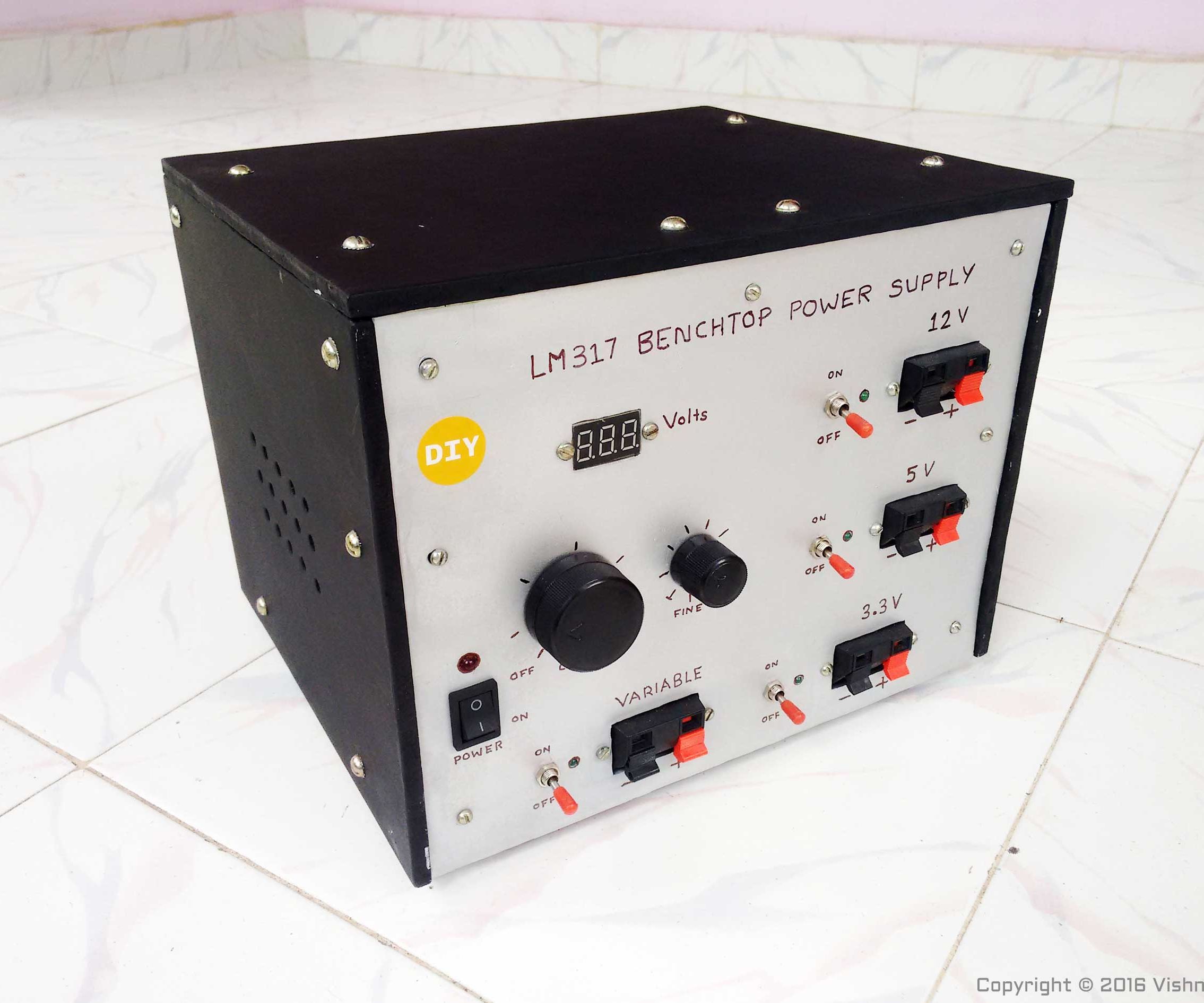 lm317 based diy variable benchtop power supply 13 steps (with pictures)lm317 based diy variable benchtop power supply
